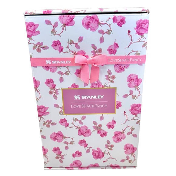 🎀 Stanley x LoveShackFancy Ribbon Rosa Box and Ribbon Only - Picture 1 of 8